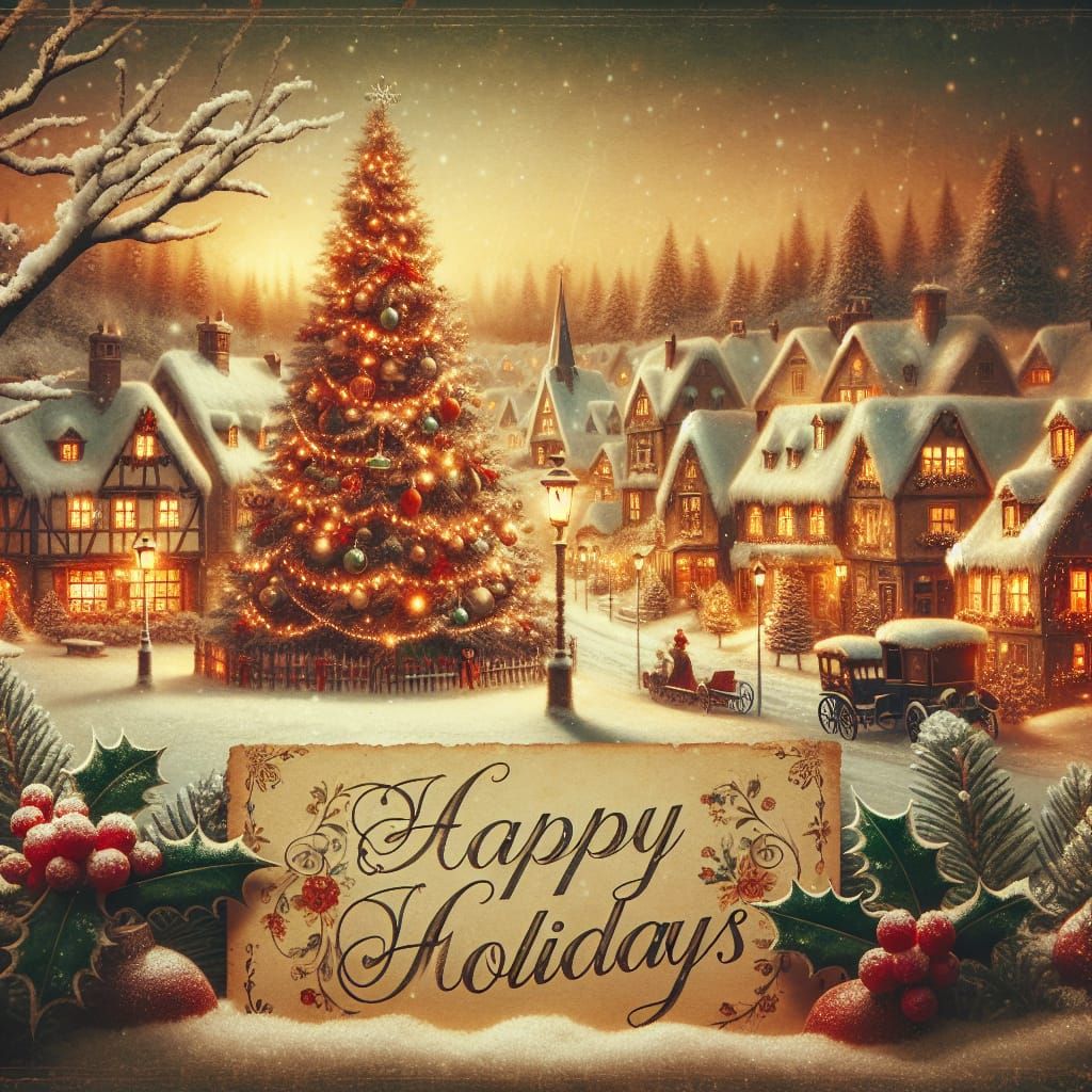 Happy Holidays   by @Ogresse