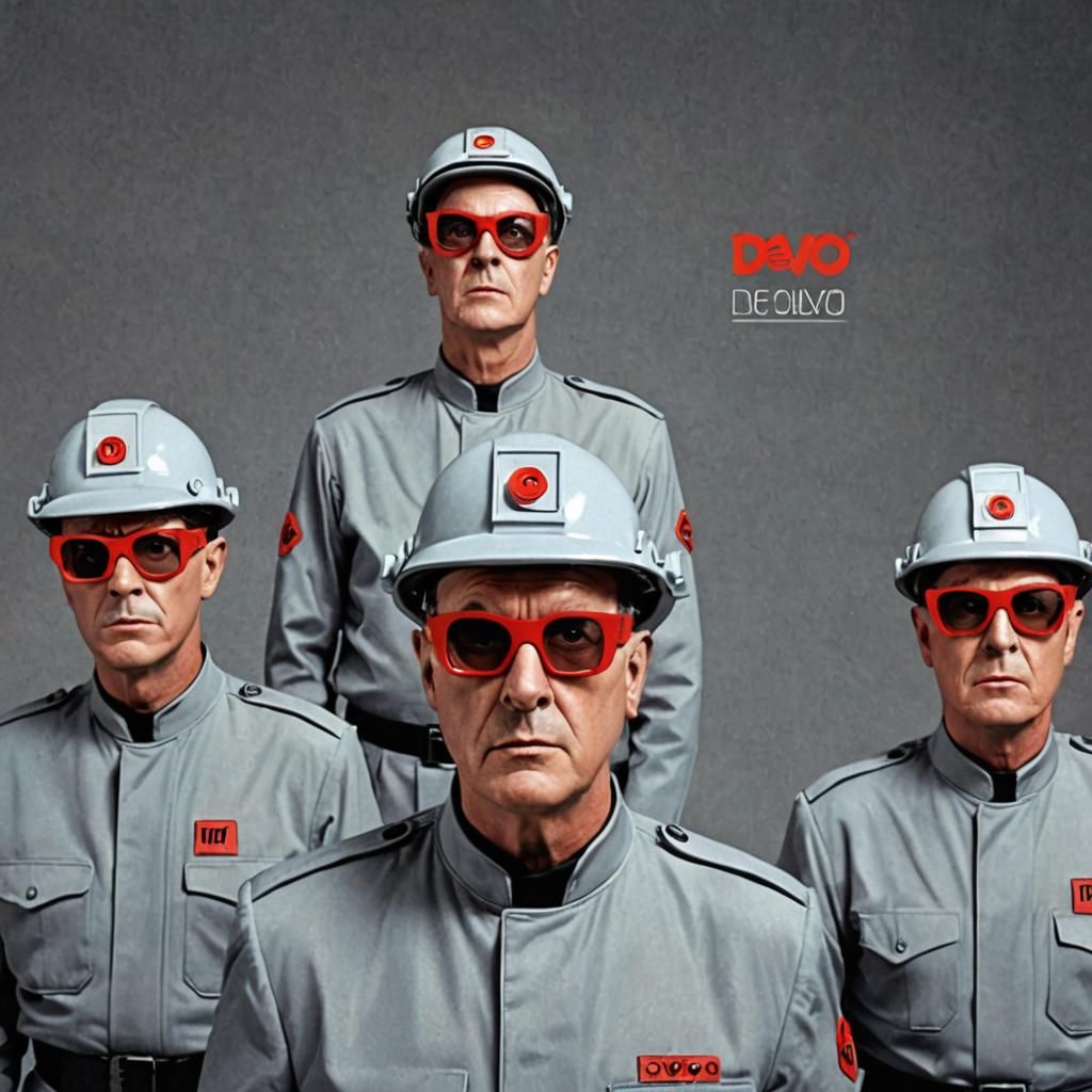 DEVO presents their latest album for 2050 - AI Generated Artwork ...