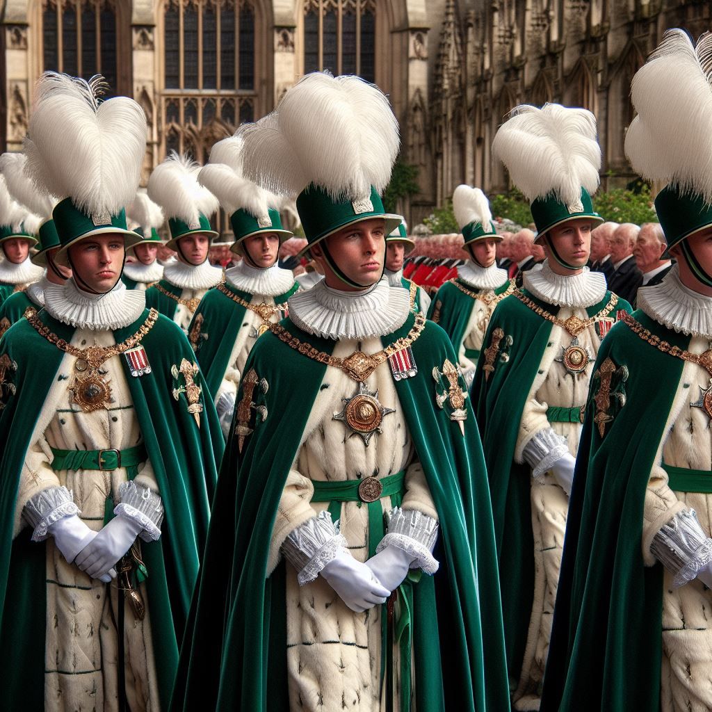 Prince Edward. Can you spell Nepotism? Order of the Thistle....