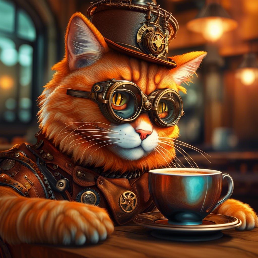 Cattuccino 15 - AI Generated Artwork - NightCafe Creator