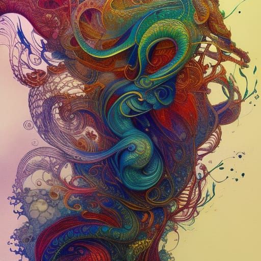 ABSTRACT SWIRLS - AI Generated Artwork - NightCafe Creator