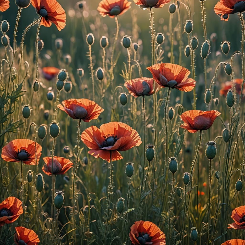 POPPIES at Sunrise