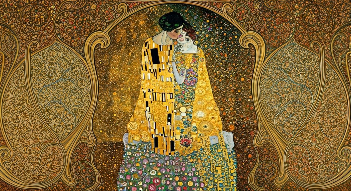 Art Nouveau Embrace