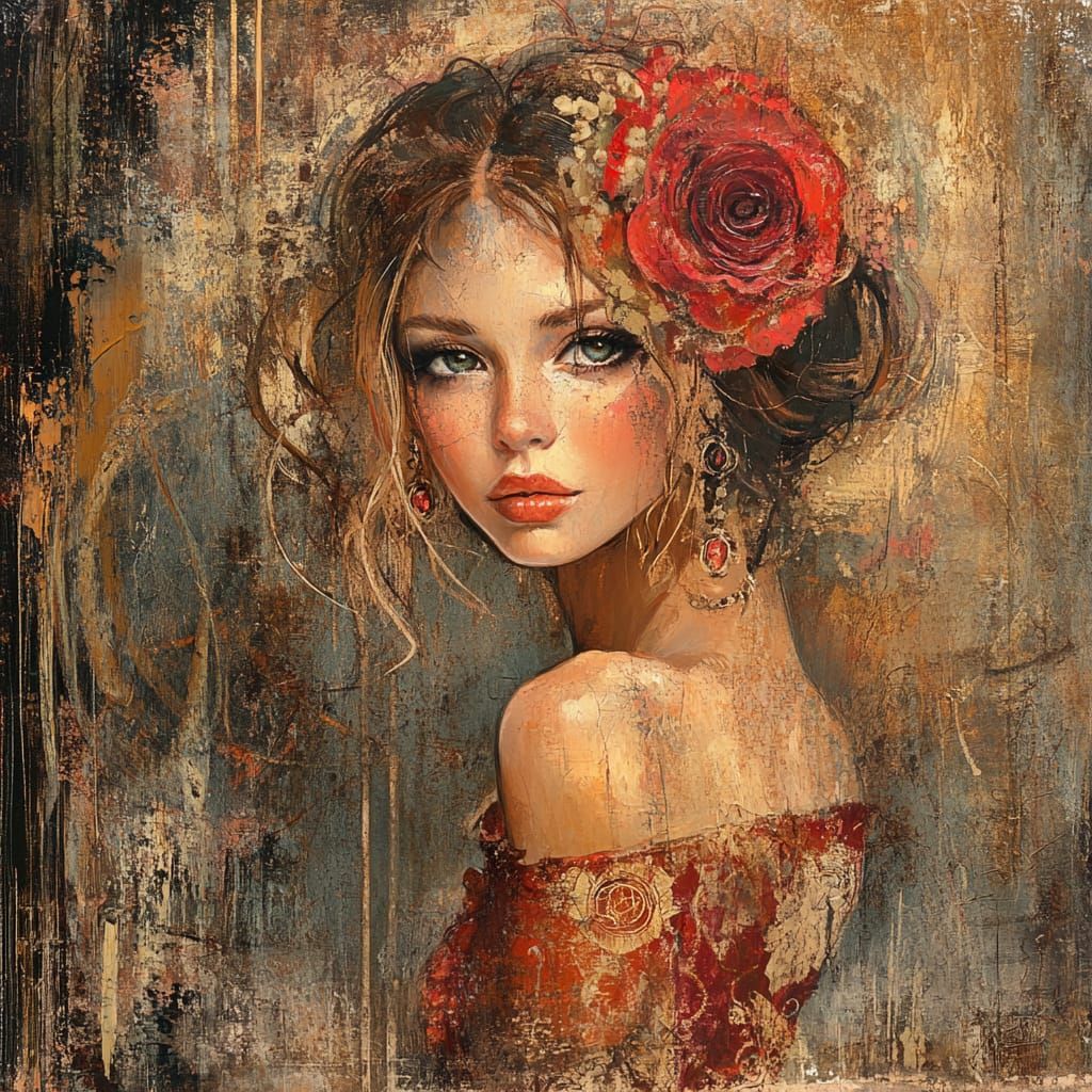 The Crimson Bloom of Andalusia