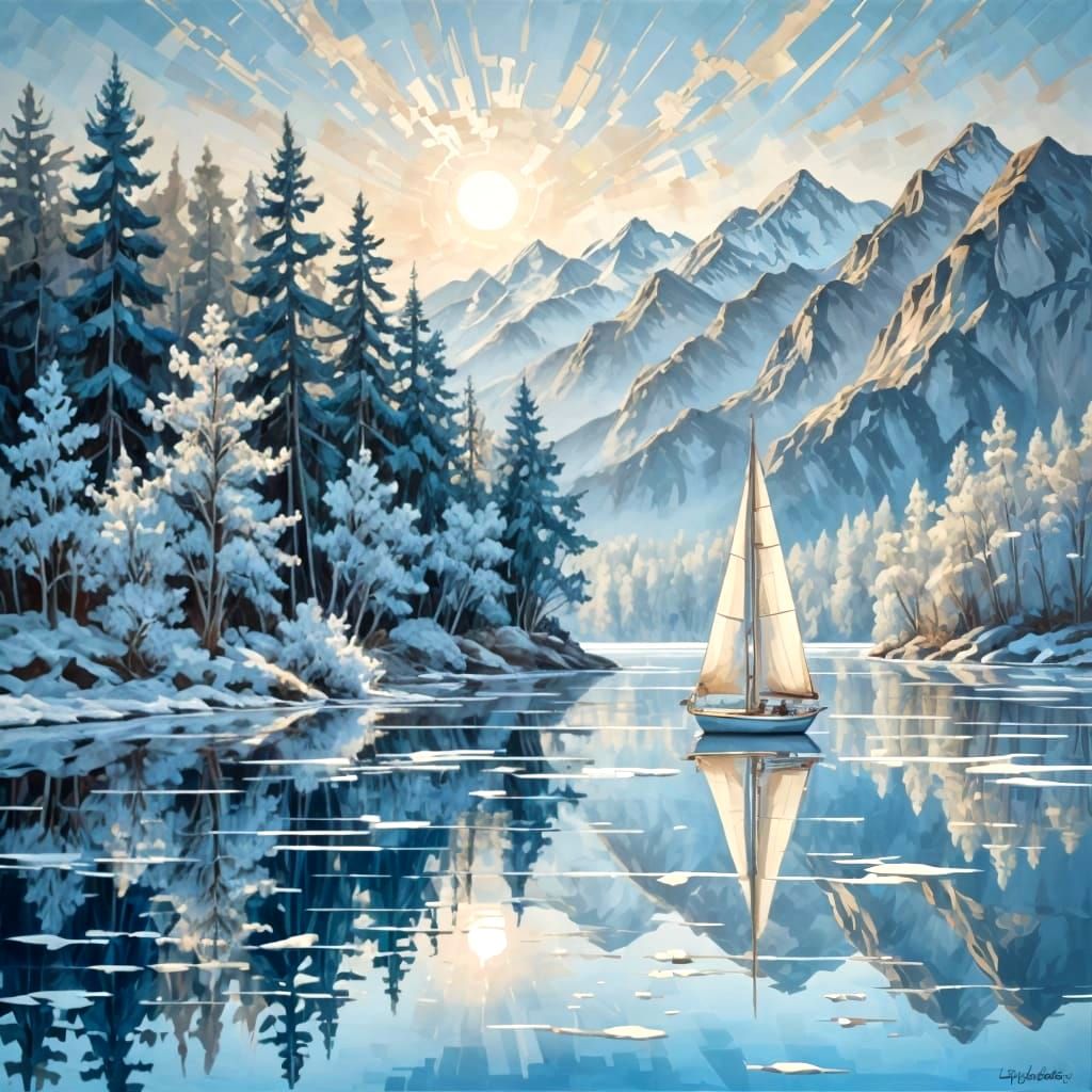 Winter Sailing  by @tttggg