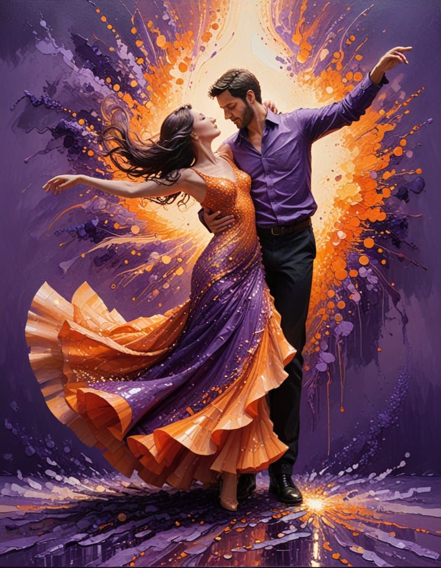 Purple orange passion.   by @Hit moments