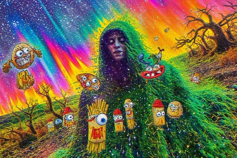 the place that makes a monk aghast, when that very monk is trying to fast