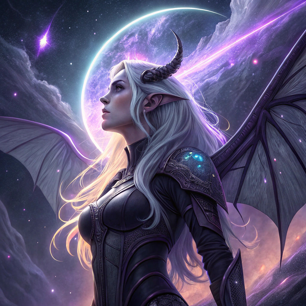 Epic demonic figure