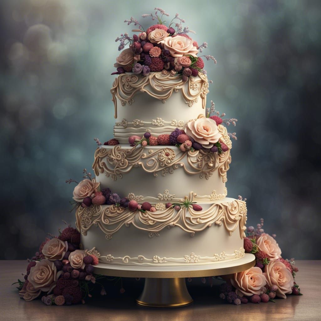 wedding cake  by @Sunny