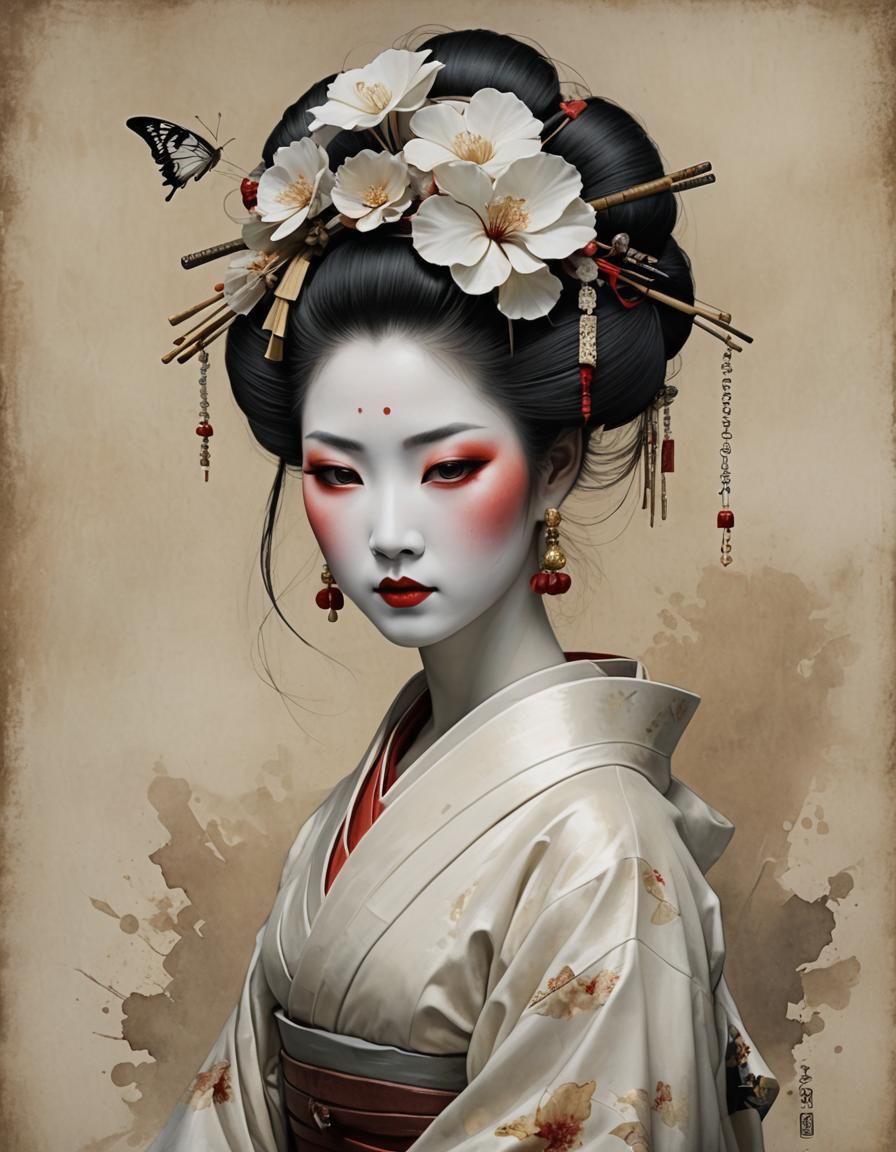 Portrait of a Geisha