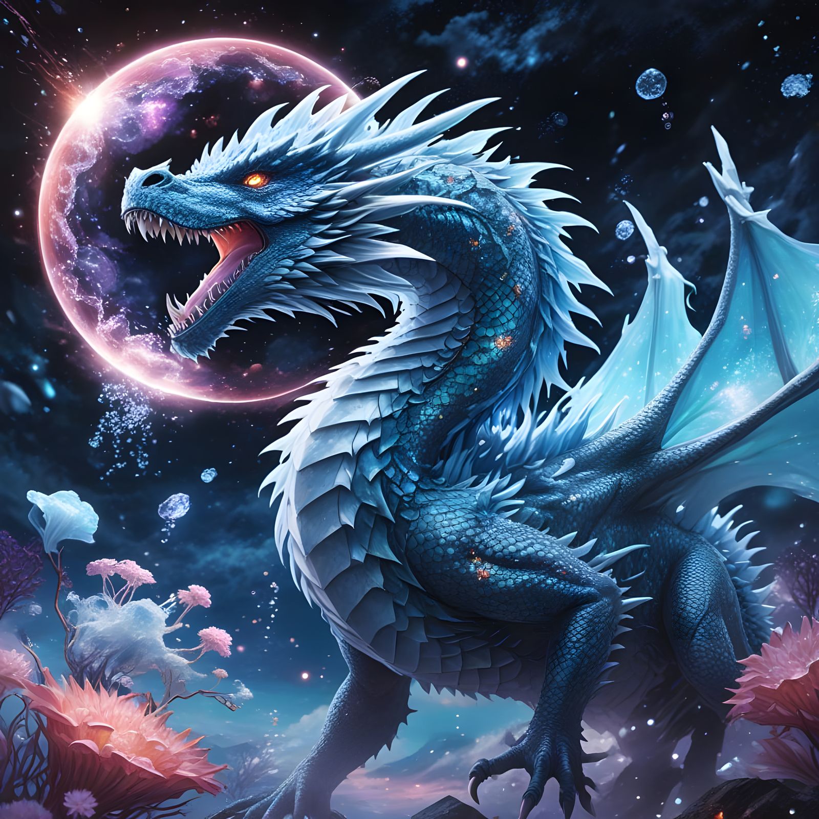 Nebula Dragon   by @Shelly