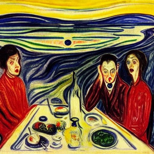 Vampire's midnight lunch
Masterpiece by Edvard Munch and Ott...
