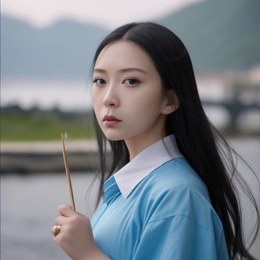 Surreal Nude Waitress in Salvador Dali Style