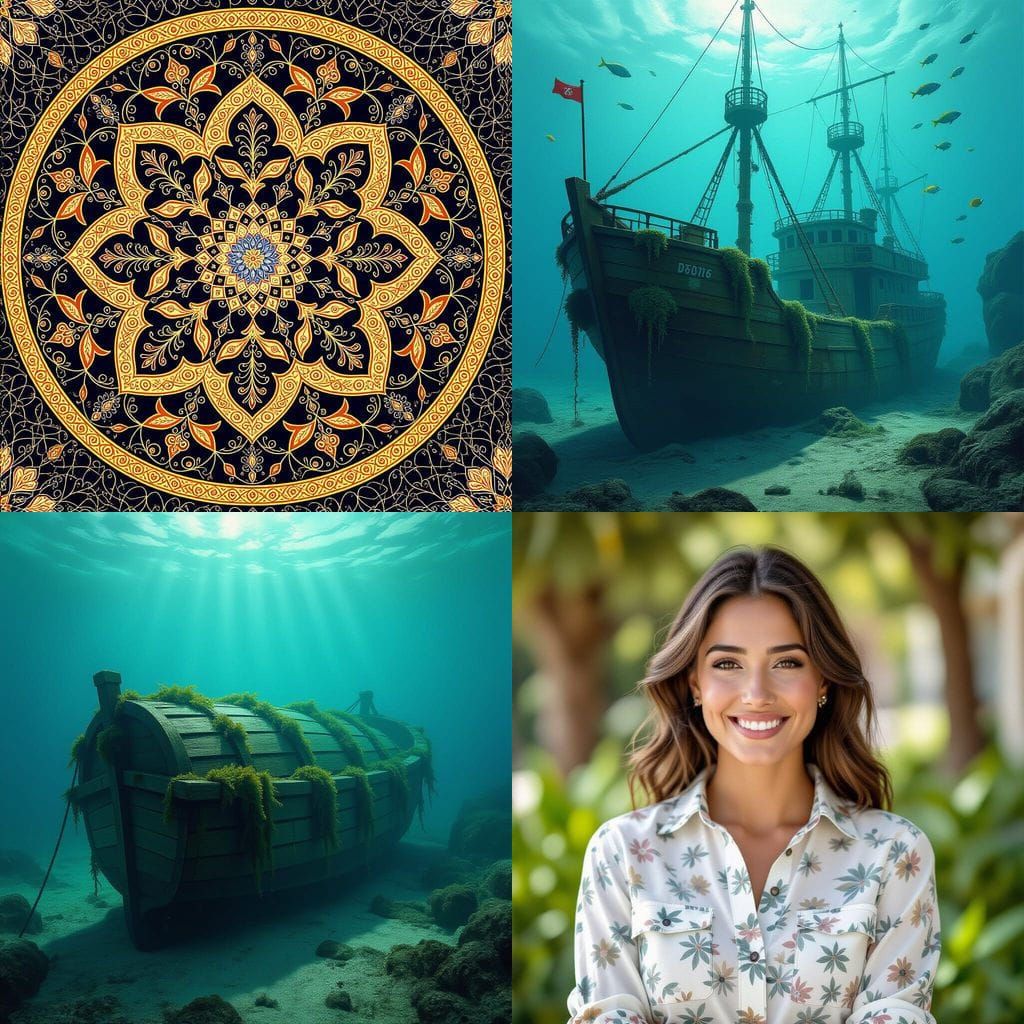 Ocean Floor Reveals Sprout-Covered Chest