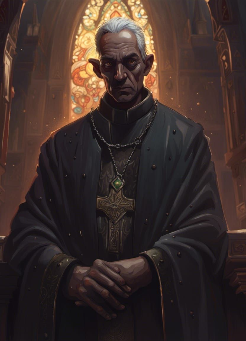 Dark Priest - AI Generated Artwork - NightCafe Creator