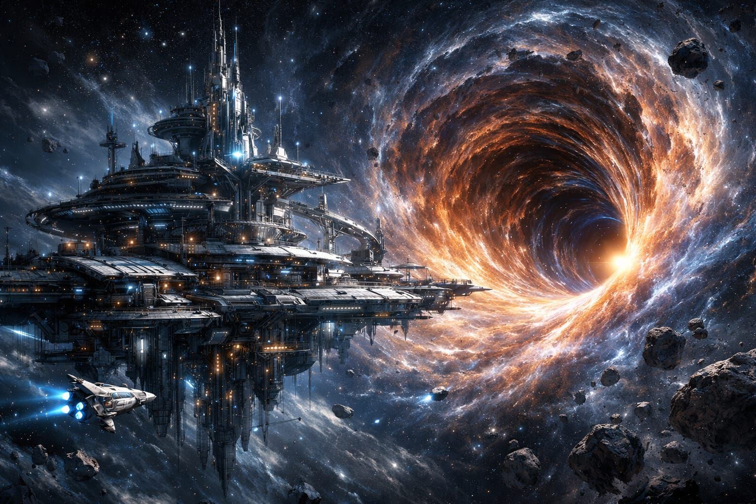 Wormhole jump Station