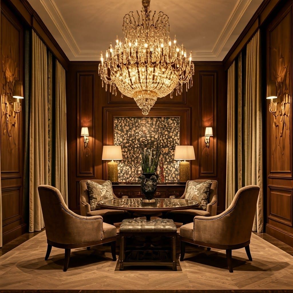 Luxurious Boutique Interior with Elegant Accents