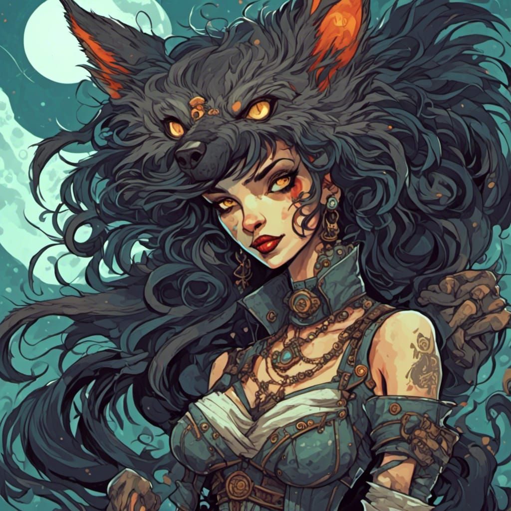 Werewolf <lora:Even more stuff:1.0> 