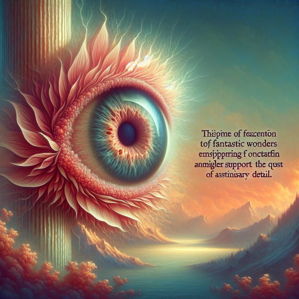 Lovecraftian Eye; Realistic Illustration of the most amazing thing in ...