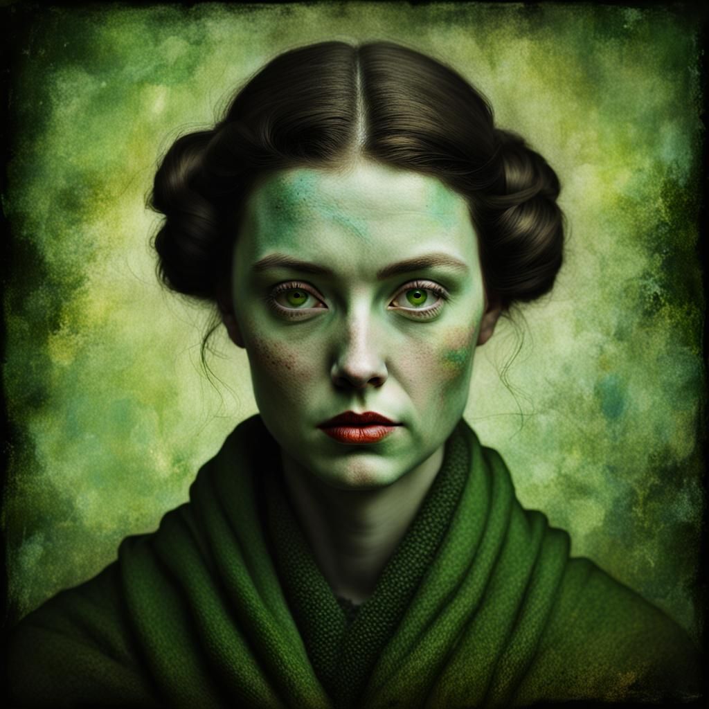 Woman portrait inspired by Thomas Dodd
