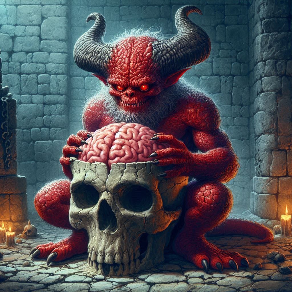 Brain eater demon