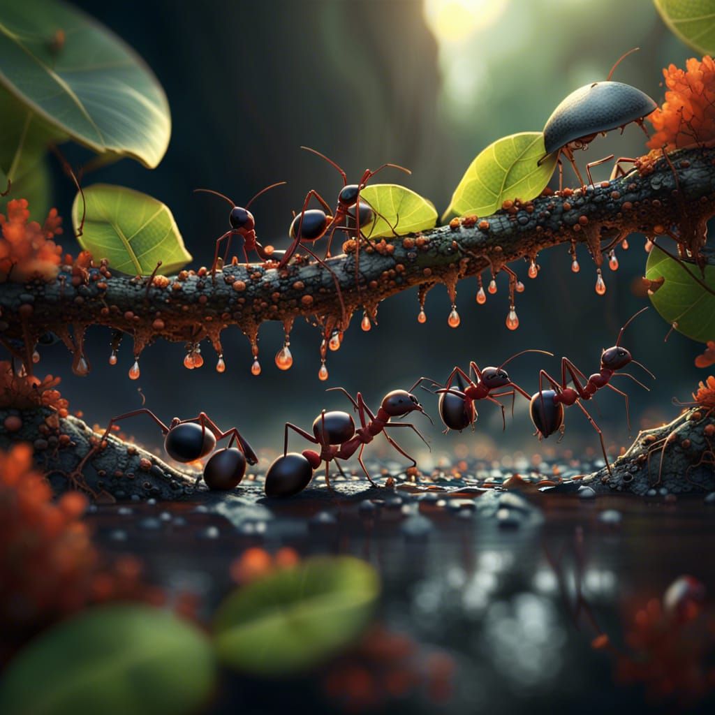 Ants: The Power of Teamwork  by @Jasmine Liu