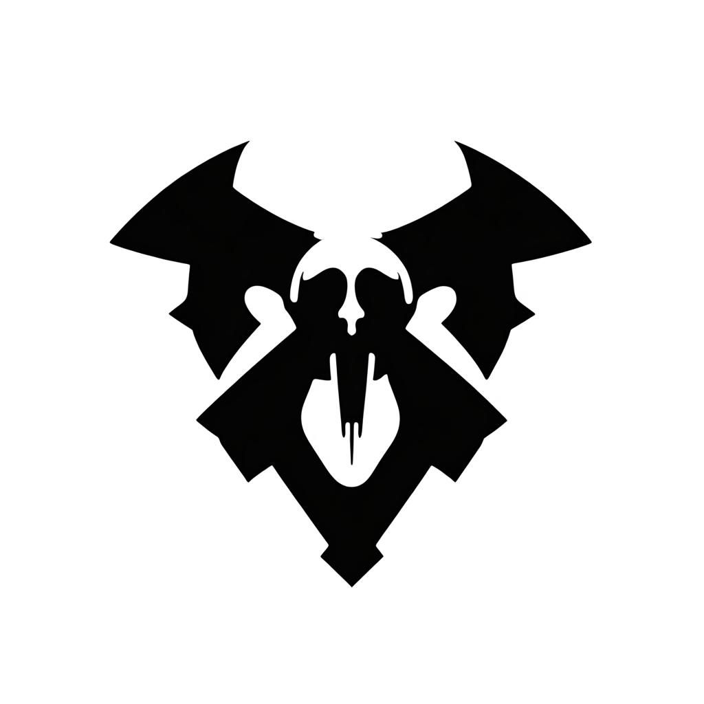 Warhammer 40k ambient logo wit an alien ant skull. Alex Boca style ...