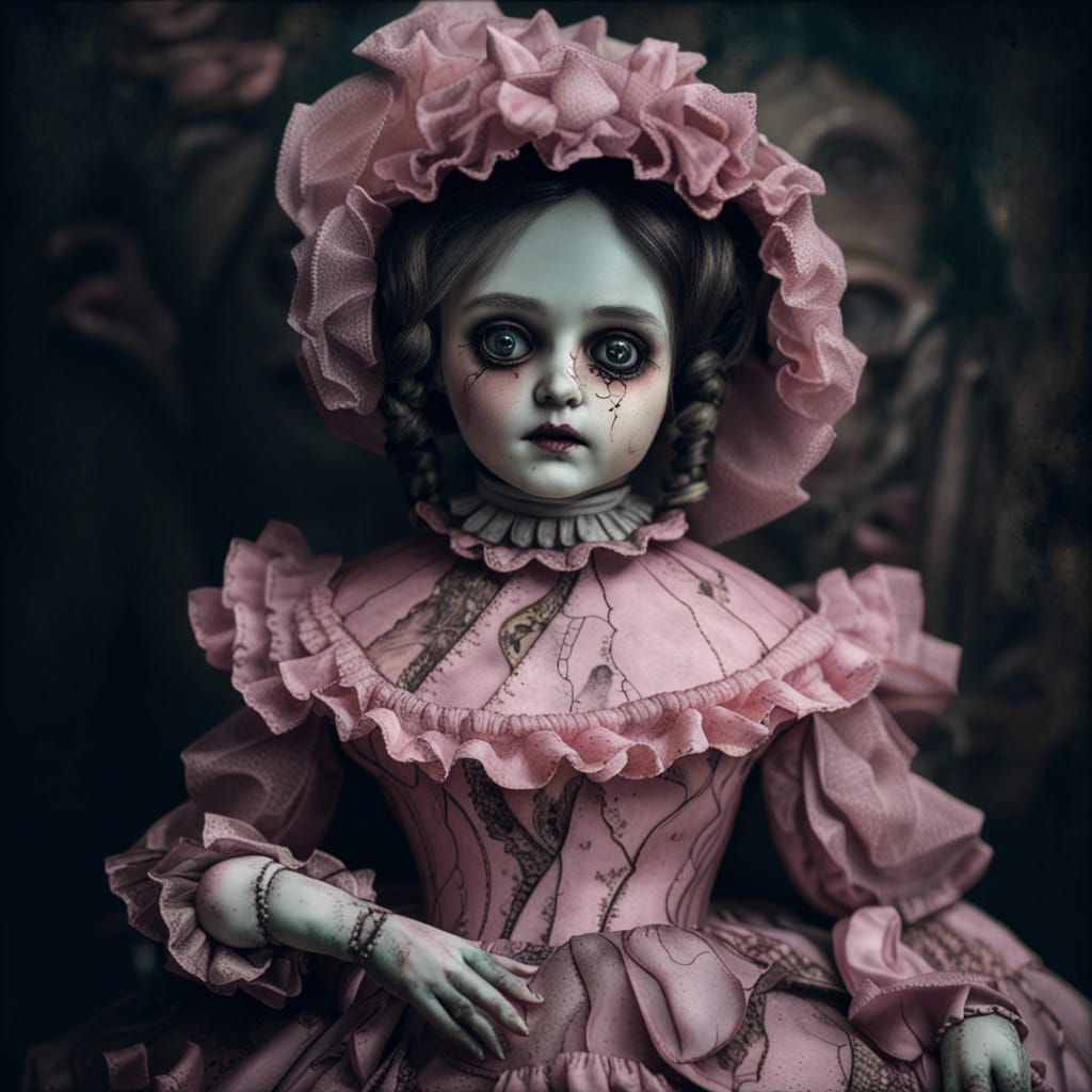 Creepy Victorian Doll Ai Generated Artwork Nightcafe Creator