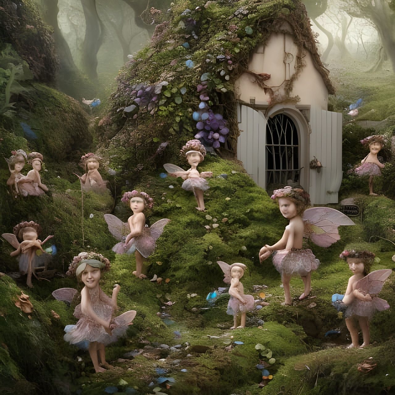 Little fairy people village