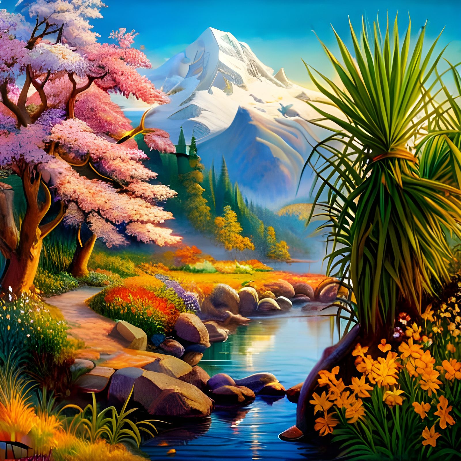 Four Seasons Botanical Illustration