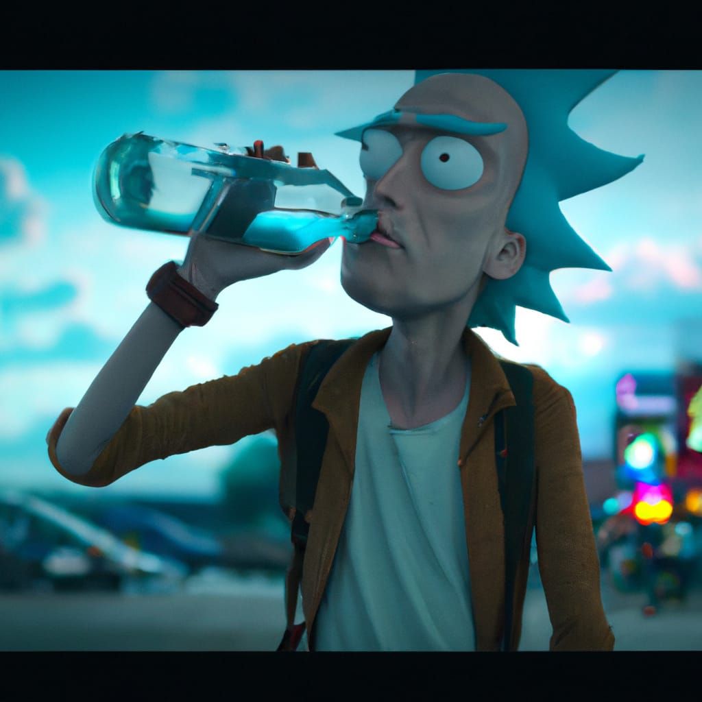 Rick Sanchez - AI Generated Artwork - NightCafe Creator