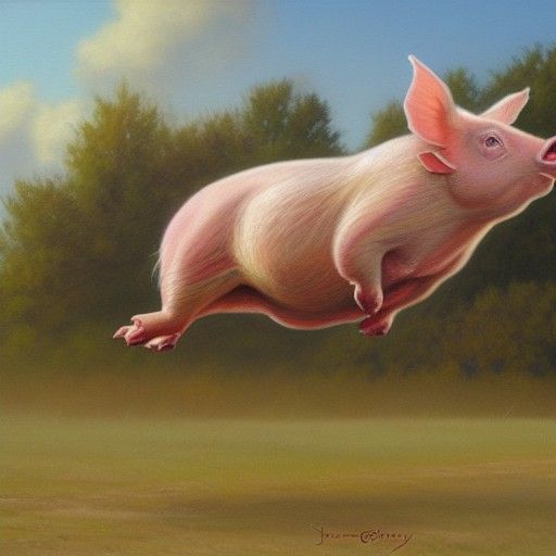 the jumping pig