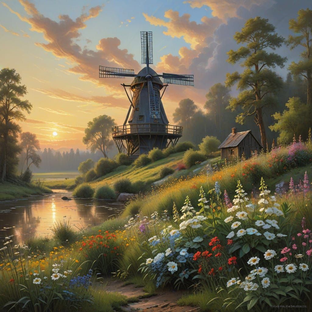 Windmill  by @Macfoggy