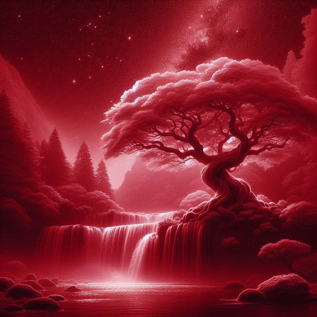 Red landscape