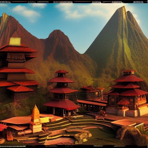 Gunung Padang in its heyday 7