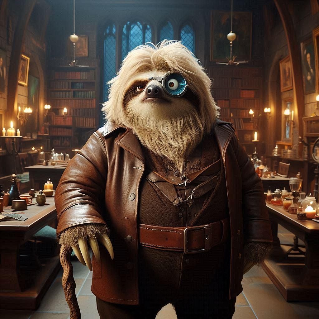 Slothastor Moody, professor at Hogwarts and ex-auror