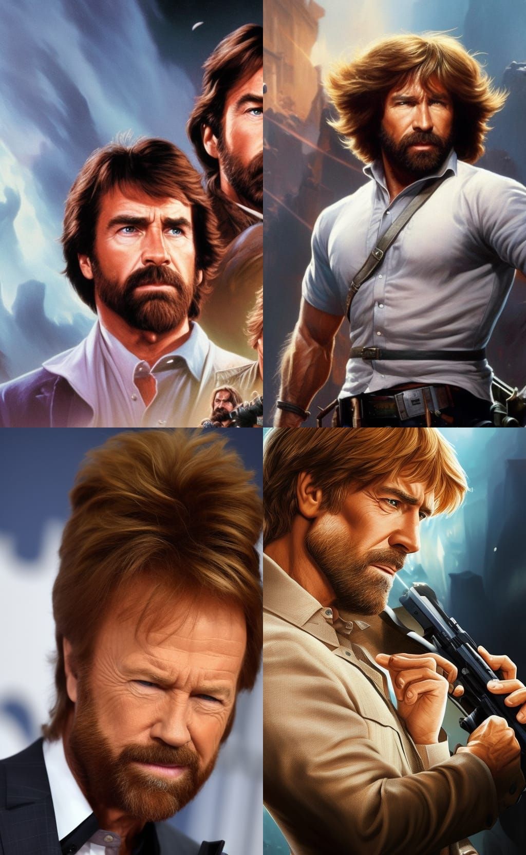 Chuck Norris résoud un calcule de math sur un tableau d'écol...