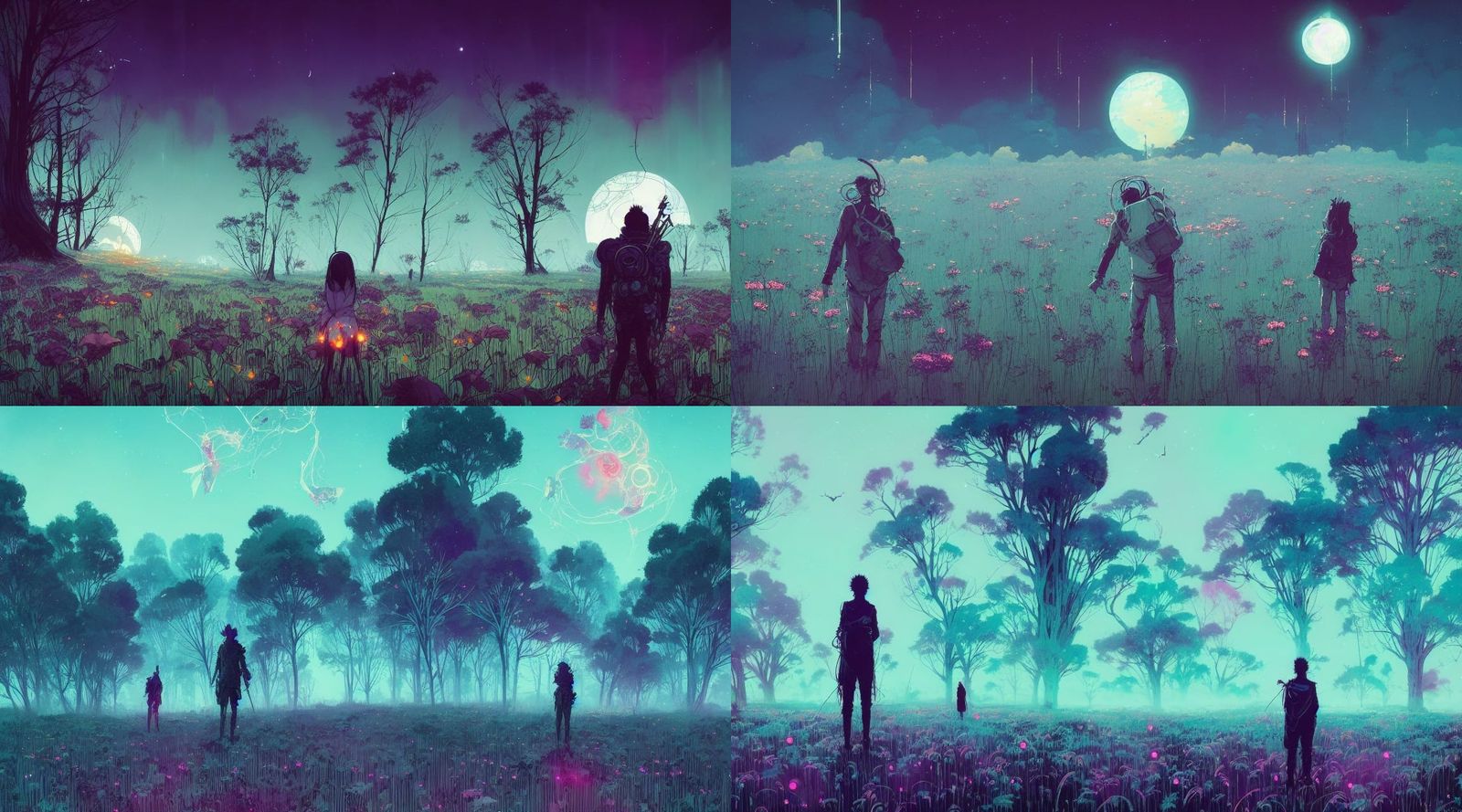 Astral Midnight in a field. Thinking about the important thi...