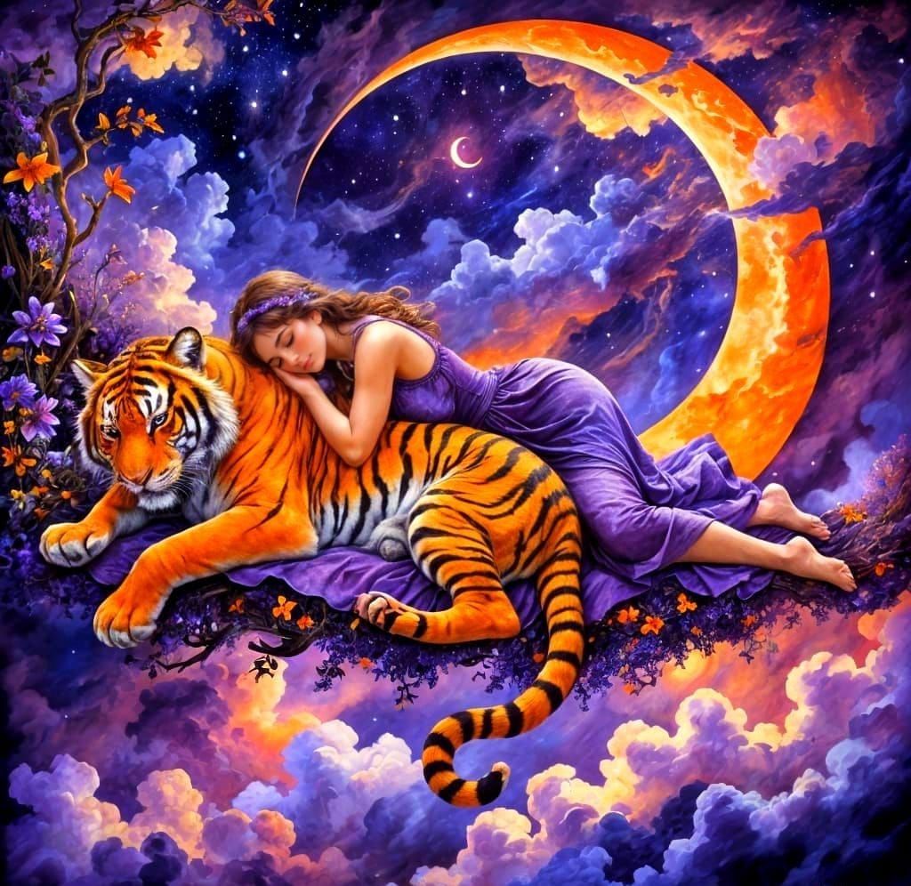 Where Tigers Dream  by @Shywolf