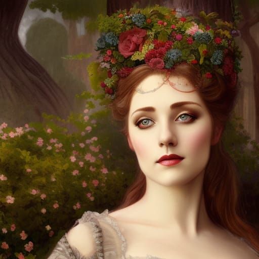 edwardian lady 19 - AI Generated Artwork - NightCafe Creator