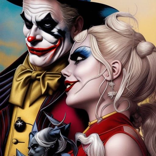 The Joker and Harley Quinn - AI Generated Artwork - NightCafe Creator