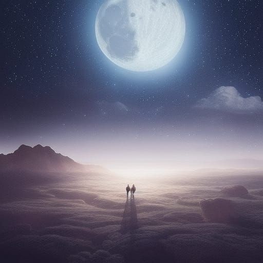 A night in the desert  by @Amandemma