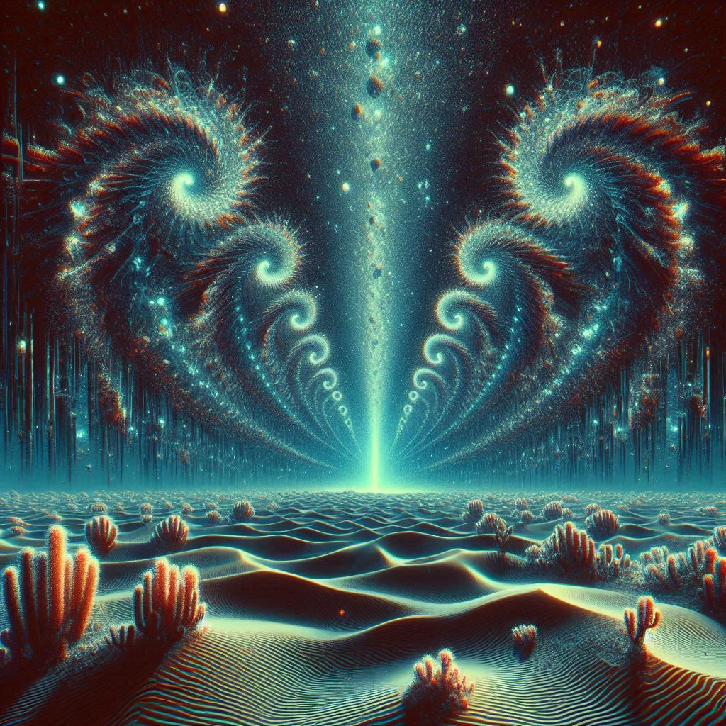 Cosmic Dunes Fireworks