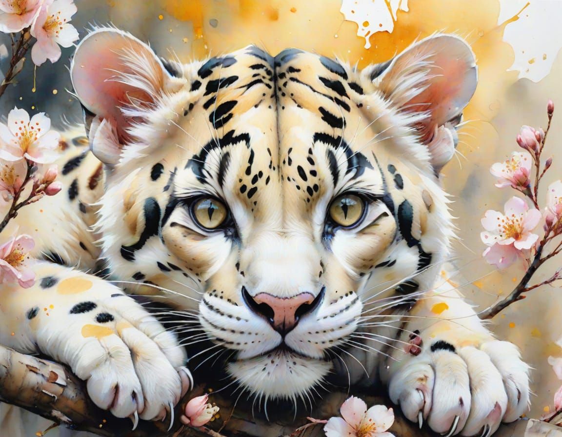 mystical leopard  by @Sasha