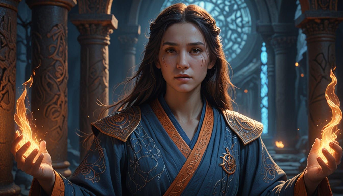 Jehovah Possesses Shun: Fantastical Digital Matte Painting