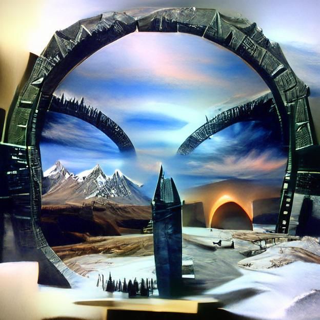Stargate, matte painting