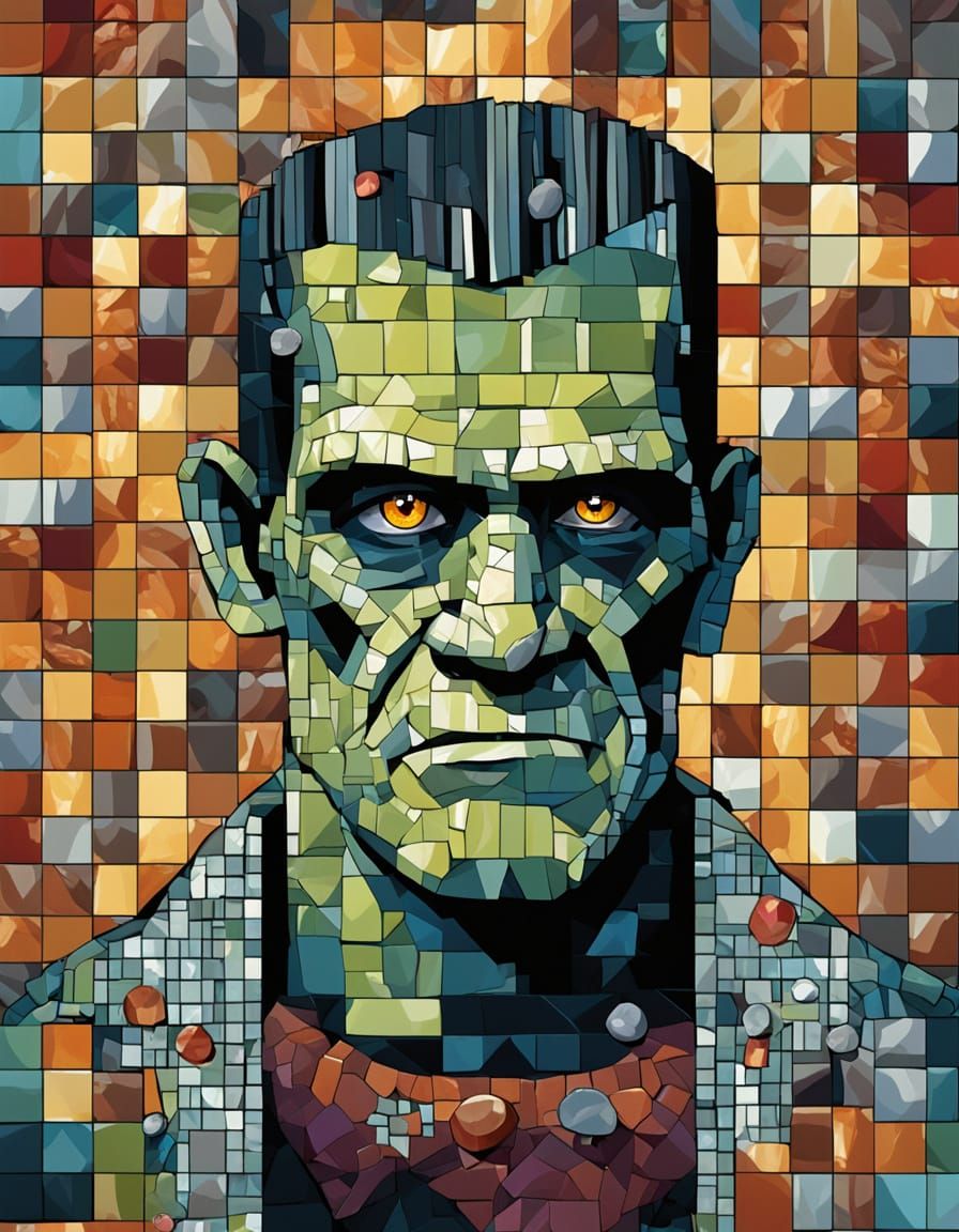 Frankenstein Mosaic  by @Rosien_HoH