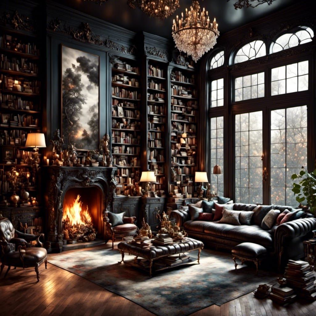 snug living room  by @FleurTerreur