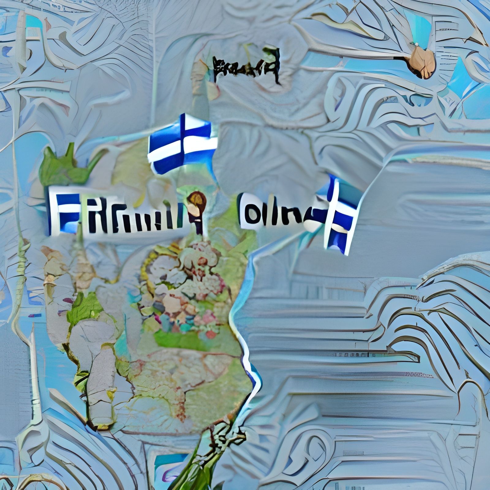 Finland on the map