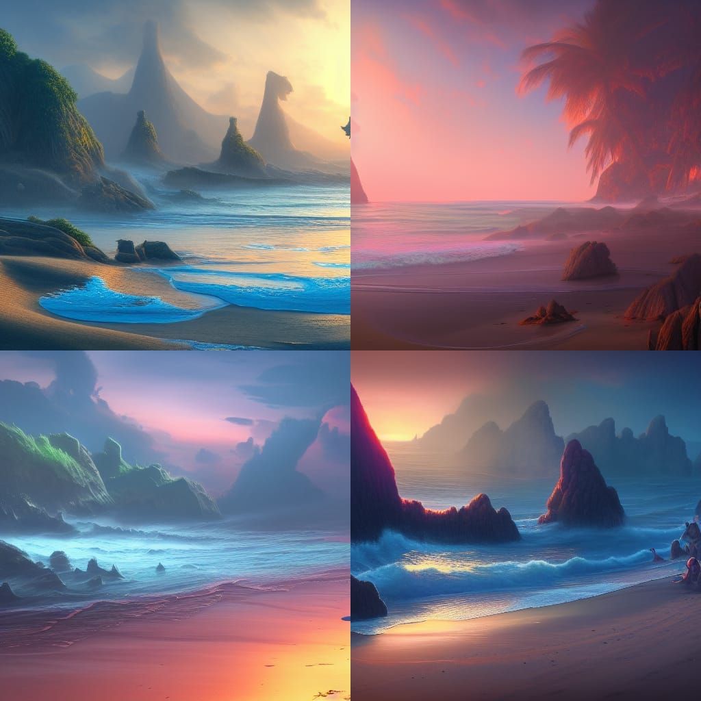 Beach at Dawn